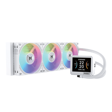 Water Cooler MACH1 GLACIAL 360, ARGB,AMD e Intel, Branco